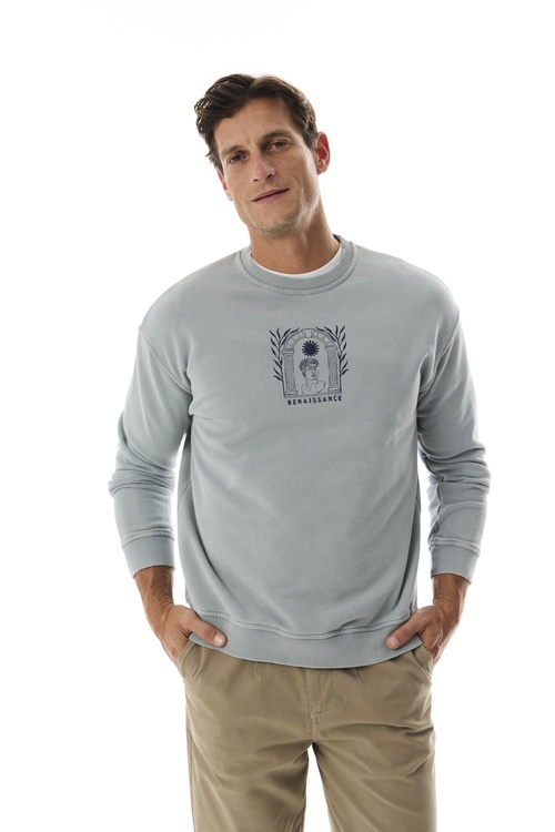  MİTOLOJİK BASKILI OVERSIZE SWEATSHIRT