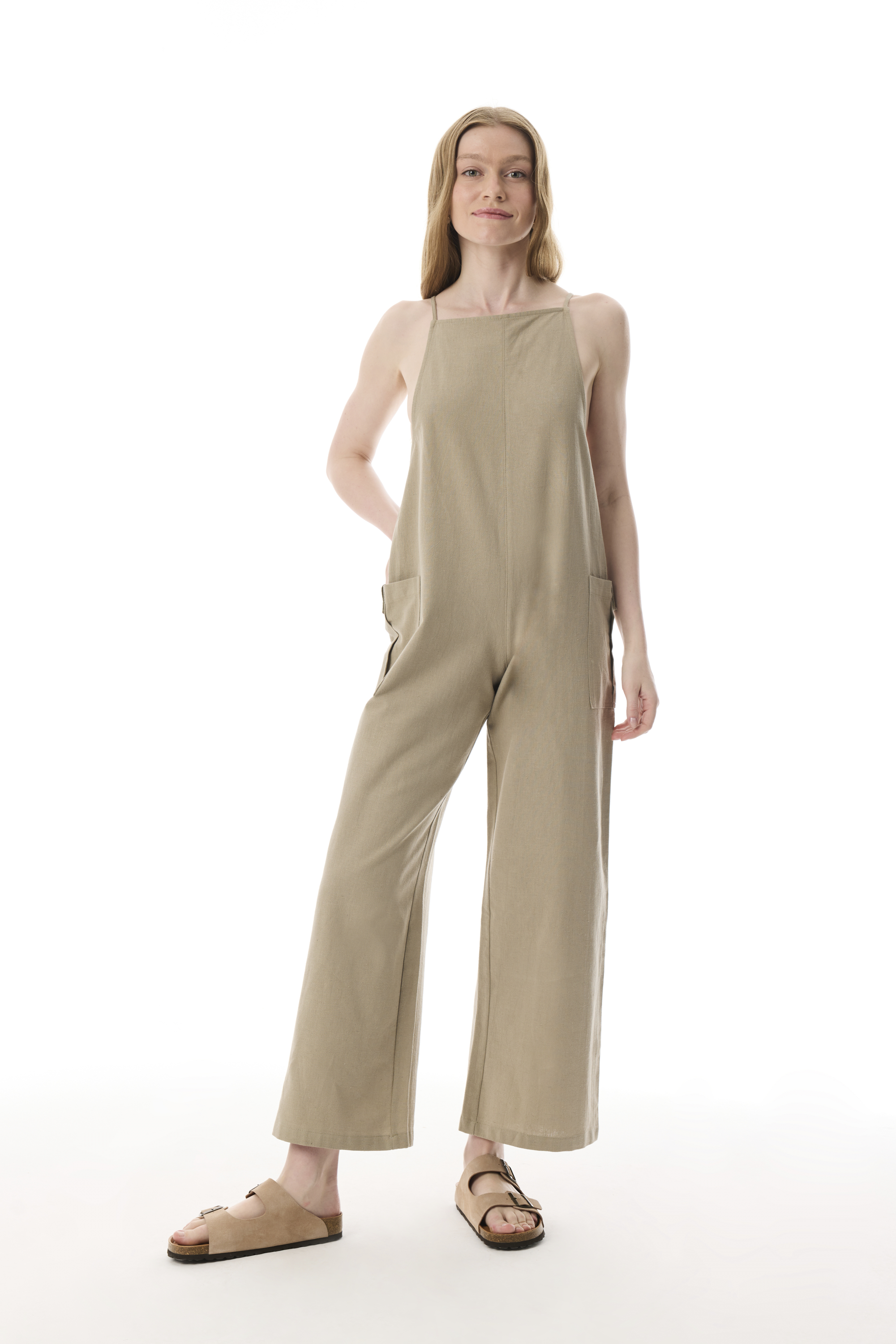 RELAX FIT CEPLİ ASKILI TULUM