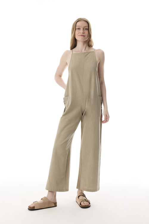  RELAX FIT CEPLİ ASKILI TULUM