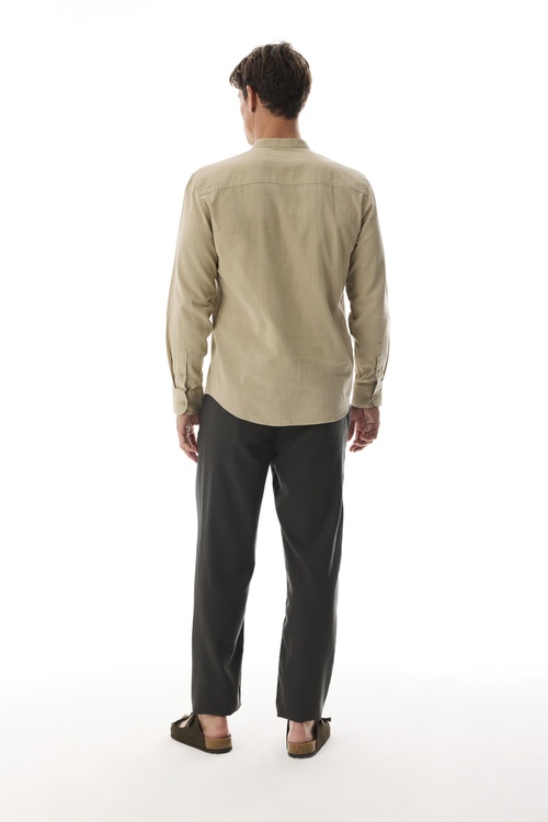  HAKİM YAKA CASUAL UZUN KOLLU GÖMLEK