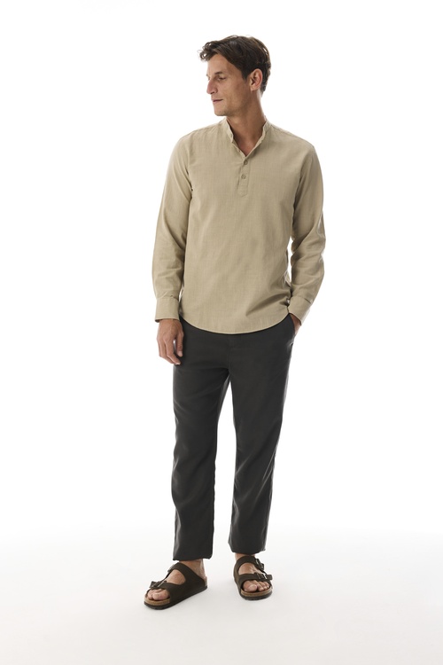  HAKİM YAKA CASUAL UZUN KOLLU GÖMLEK