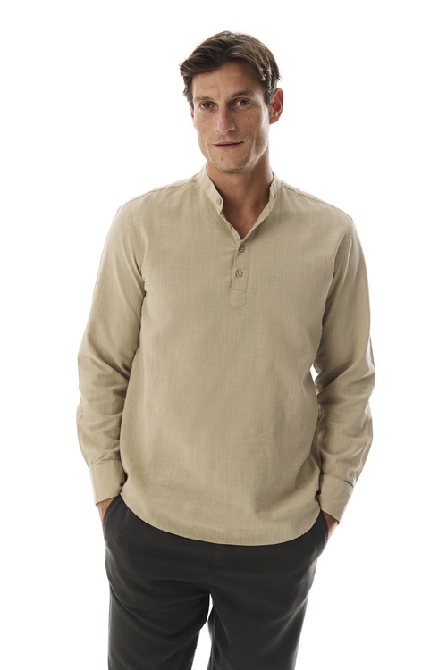  HAKİM YAKA CASUAL UZUN KOLLU GÖMLEK