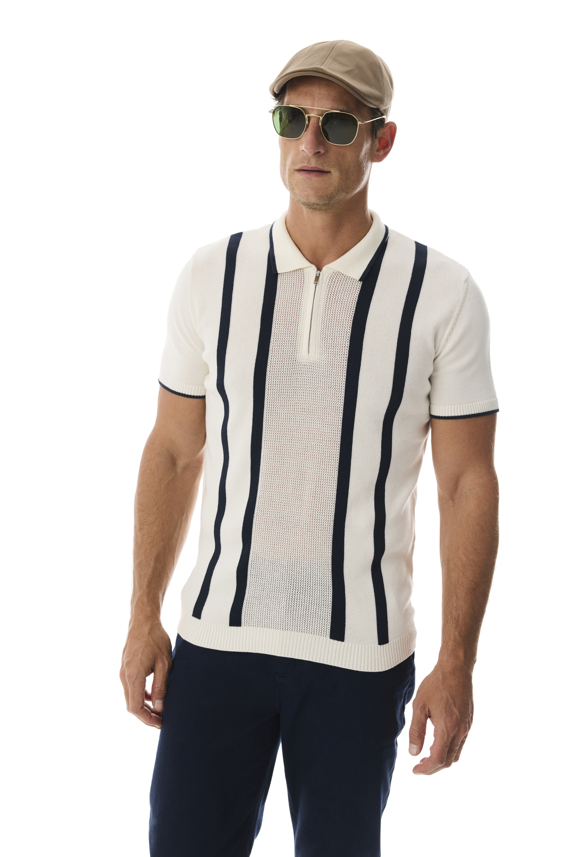 FERMUARLI POLO YAKA KISA KOLLU TRİKO KAZAK