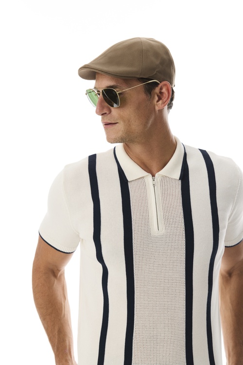  FERMUARLI POLO YAKA KISA KOLLU TRİKO KAZAK