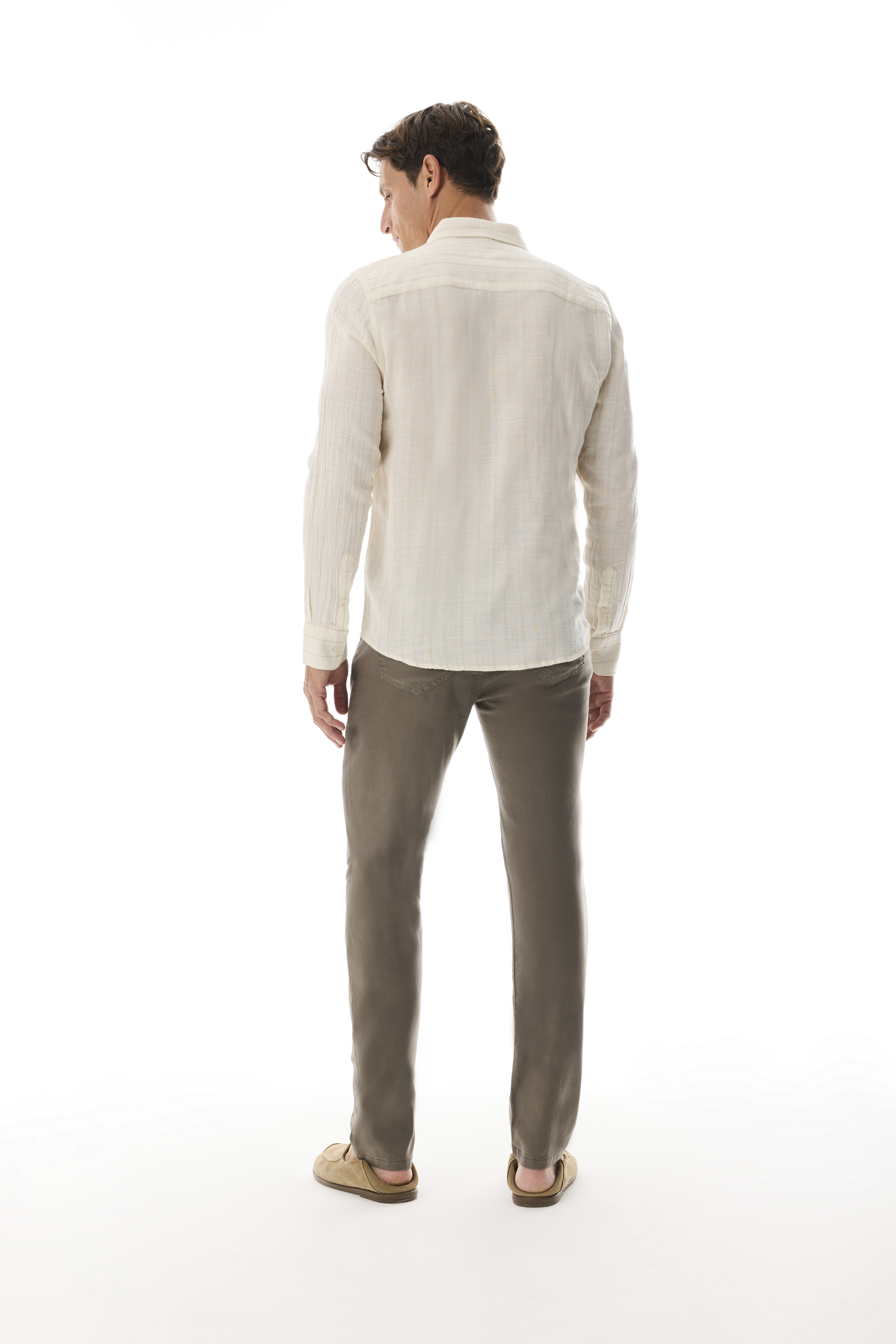 ÇİZGİLİ REGULAR FIT UZUN KOLLU GÖMLEK