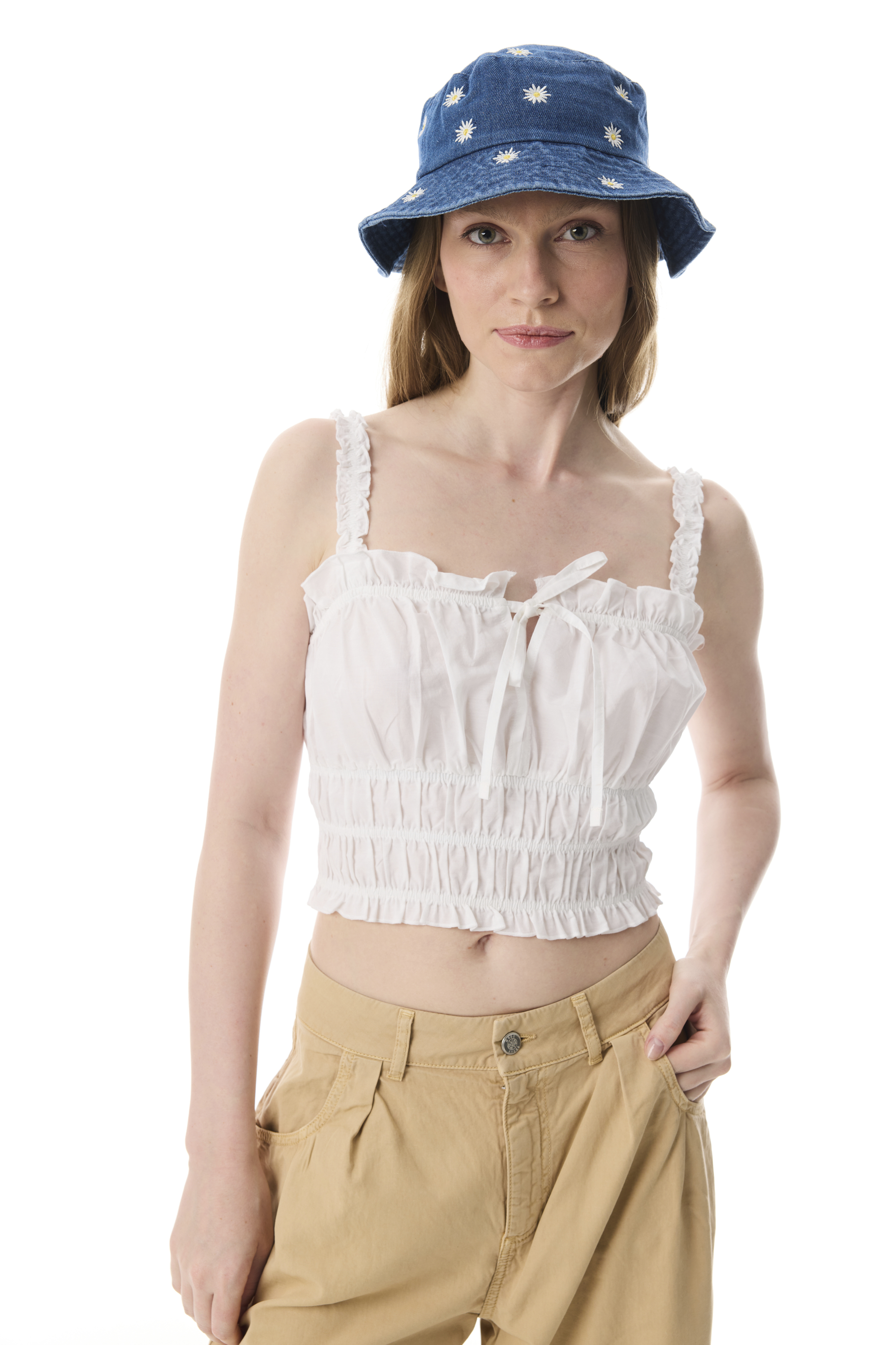 LOOSE FIT PİLE DETAYLI PANTOLON