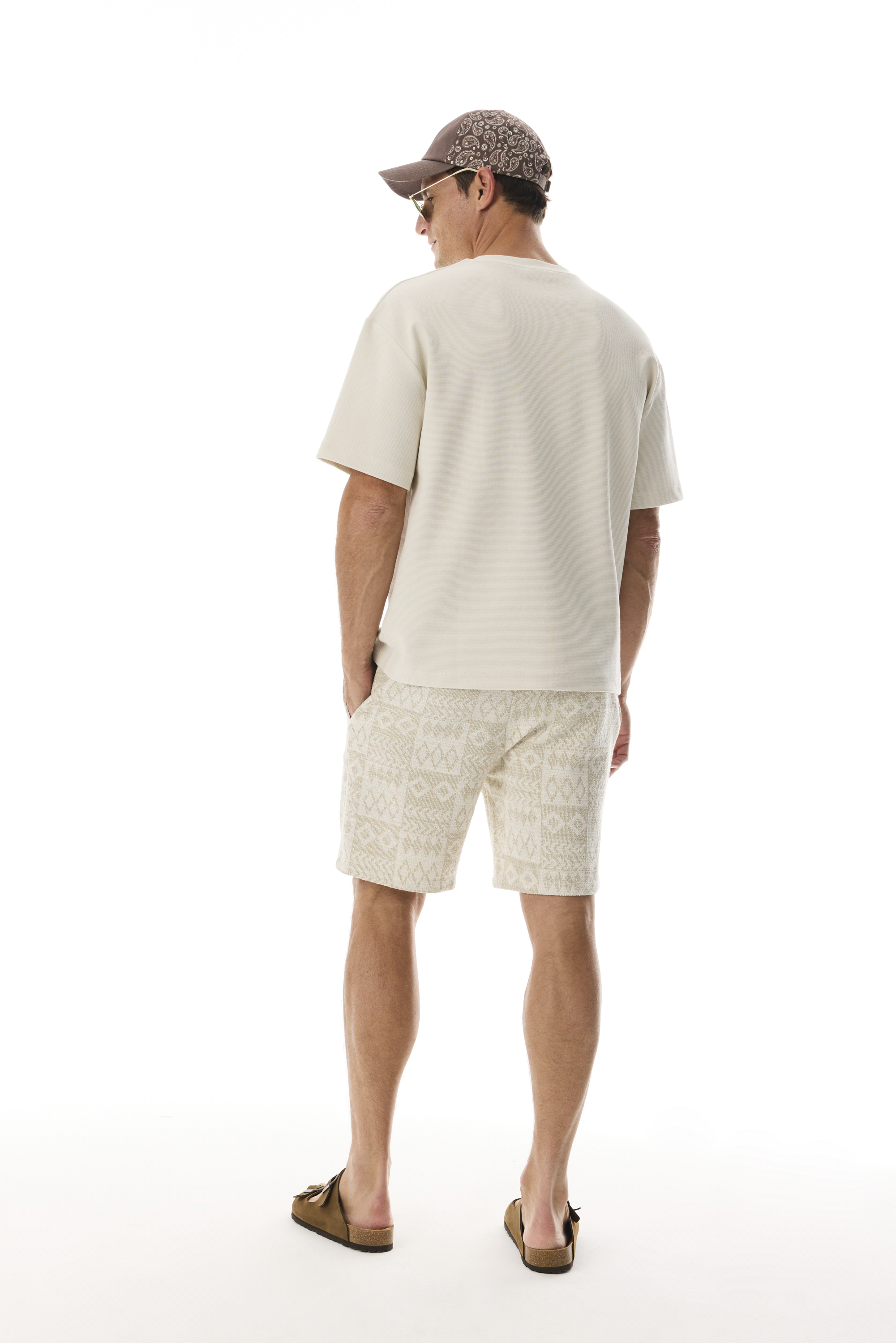 OVERSIZE BİSİKLET YAKA T-SHIRT