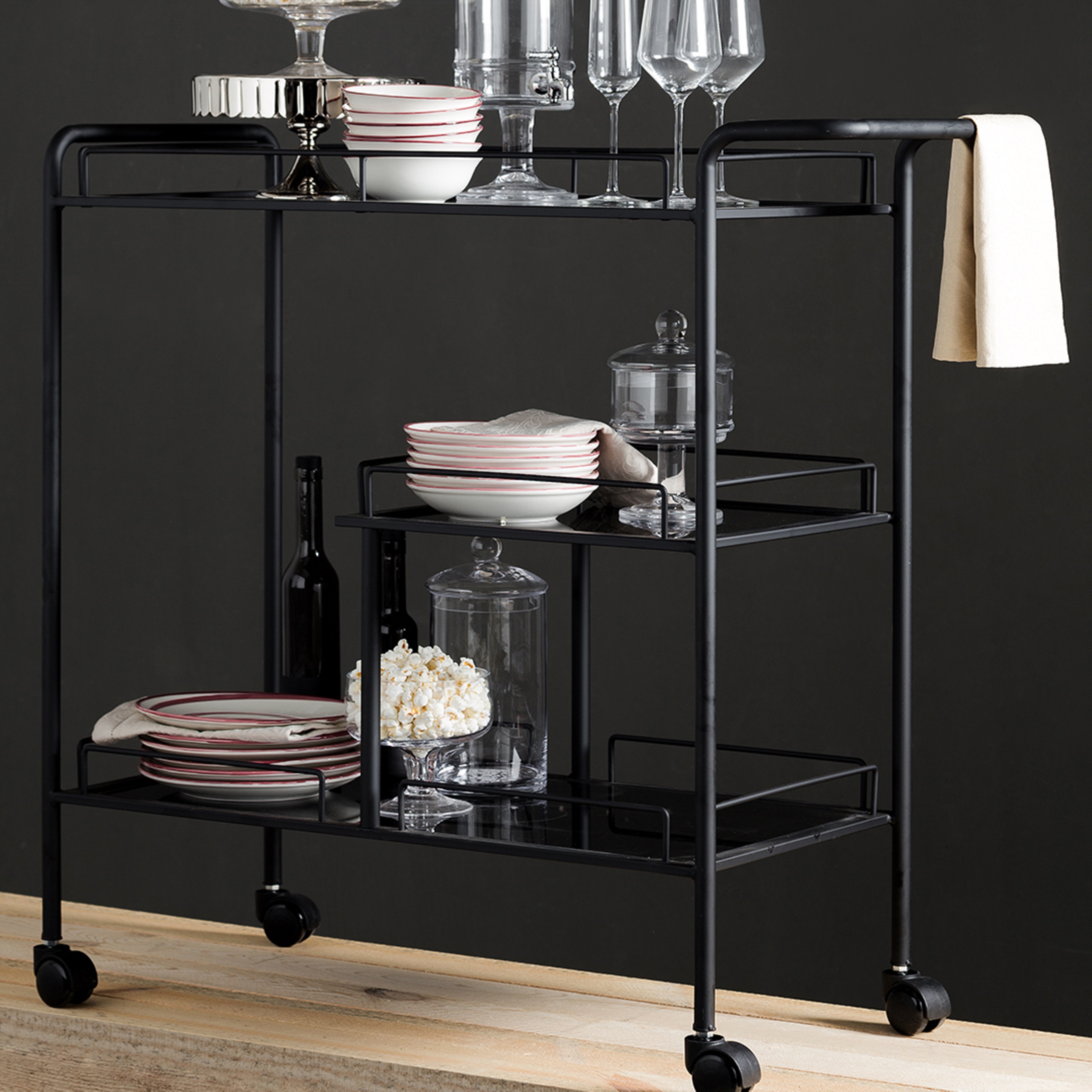 BLACK 2 KATLI SERVİS ARABASI