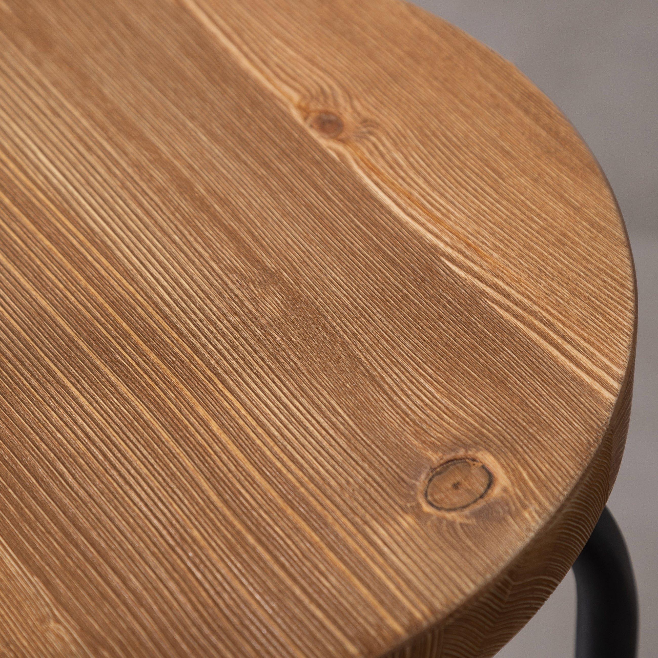 JESS MASİF AHŞAP BAR SANDALYESİ NATUREL