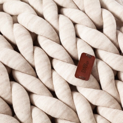 ABELLA KOLTUK ŞALI KREM 120X180