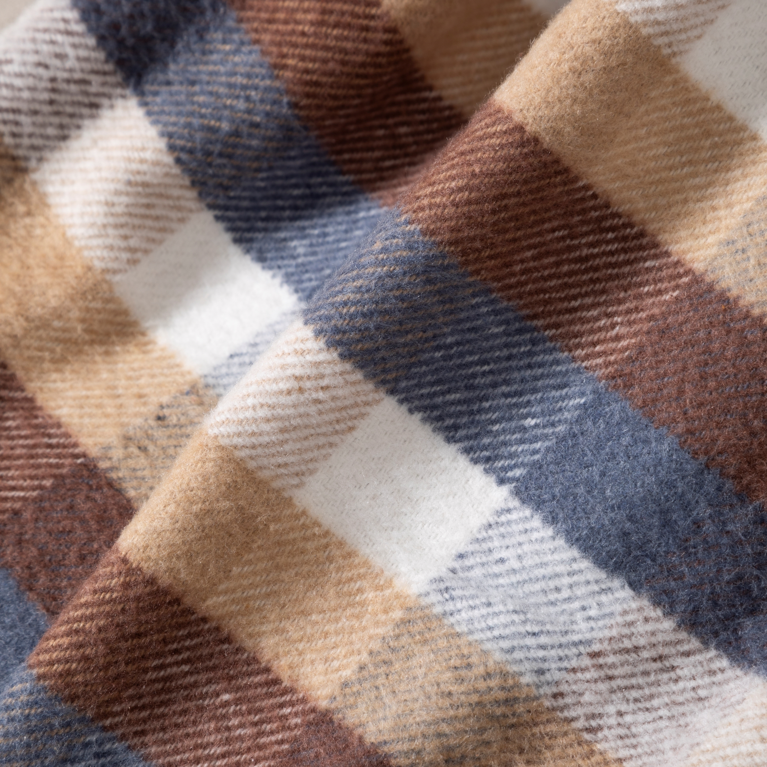 ZUAN KARELİ BATTANİYE GRİ KAHVERENGİ 200X220