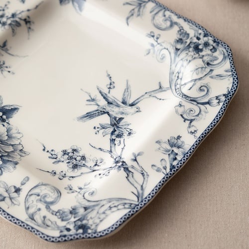  ADELAIDE KARE SERVİS TABAĞI 6 LI SET 27 CM