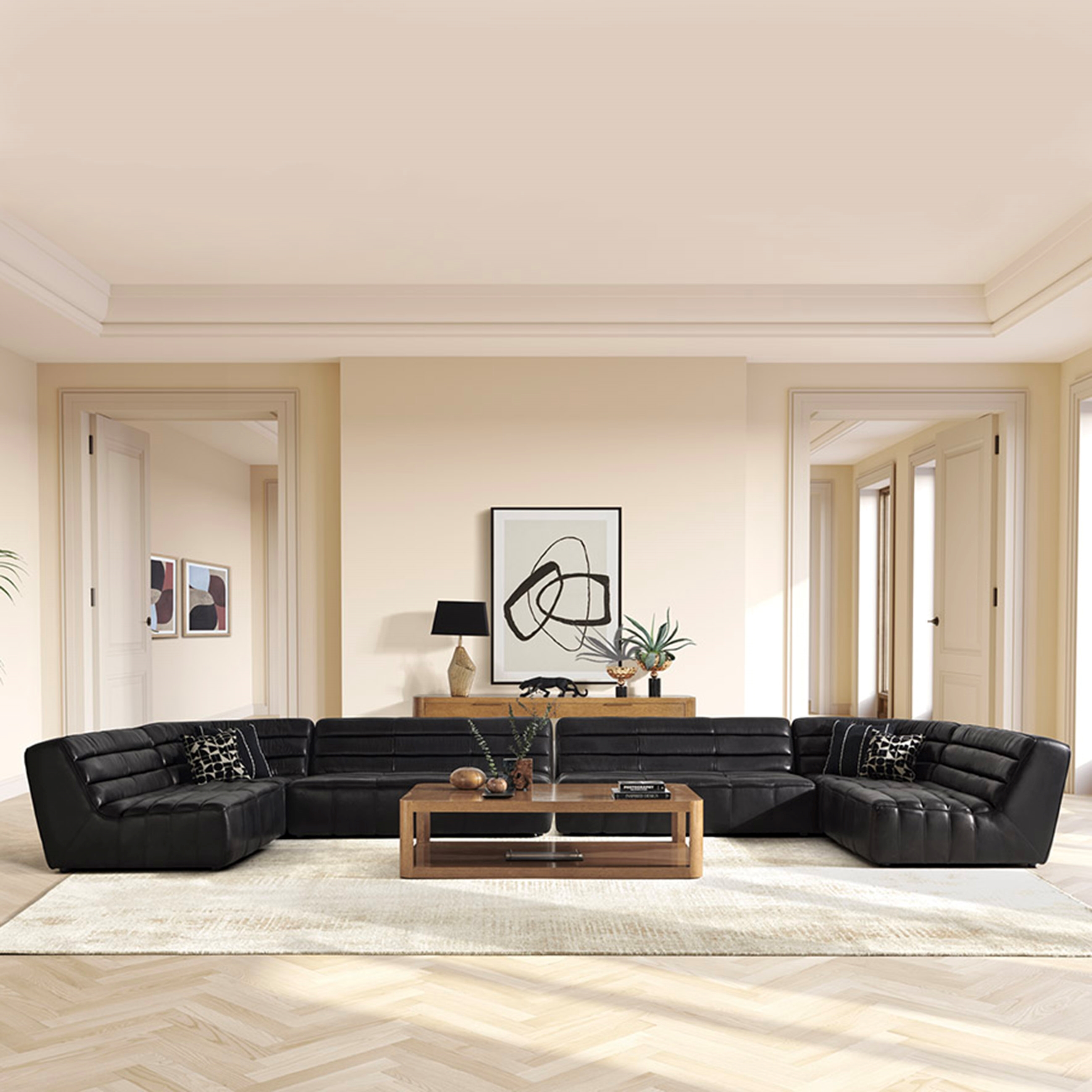 SHABBY KÖŞE KOLTUK SİYAH