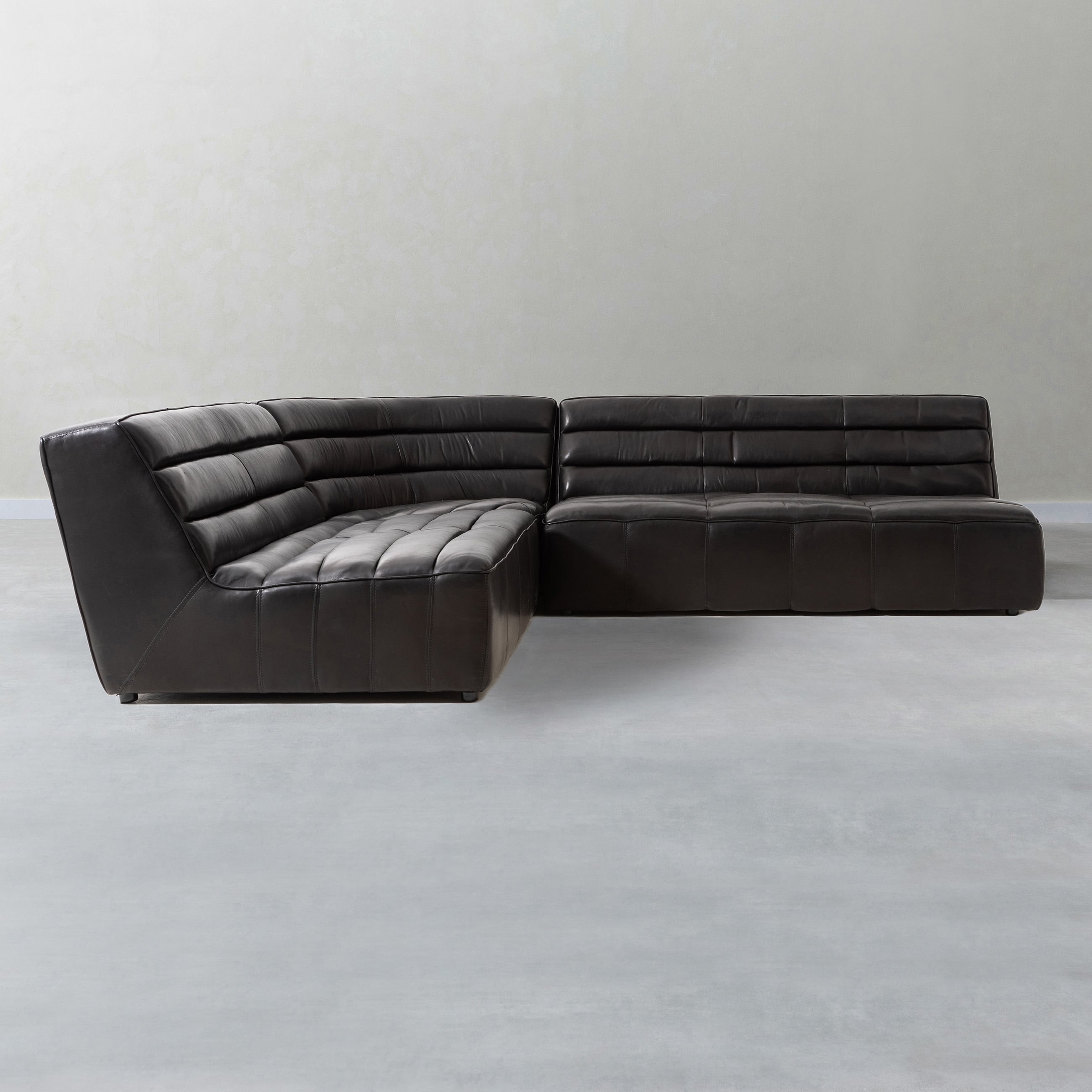 SHABBY KÖŞE KOLTUK SİYAH