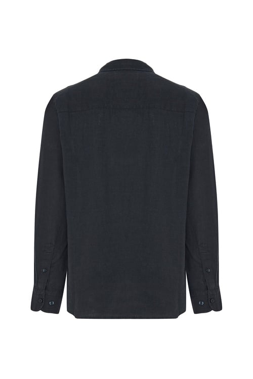  SLIM FIT UZUN KOLLU KETEN GÖMLEK