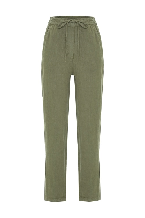  HAVUÇ KESİM KETEN PANTOLON