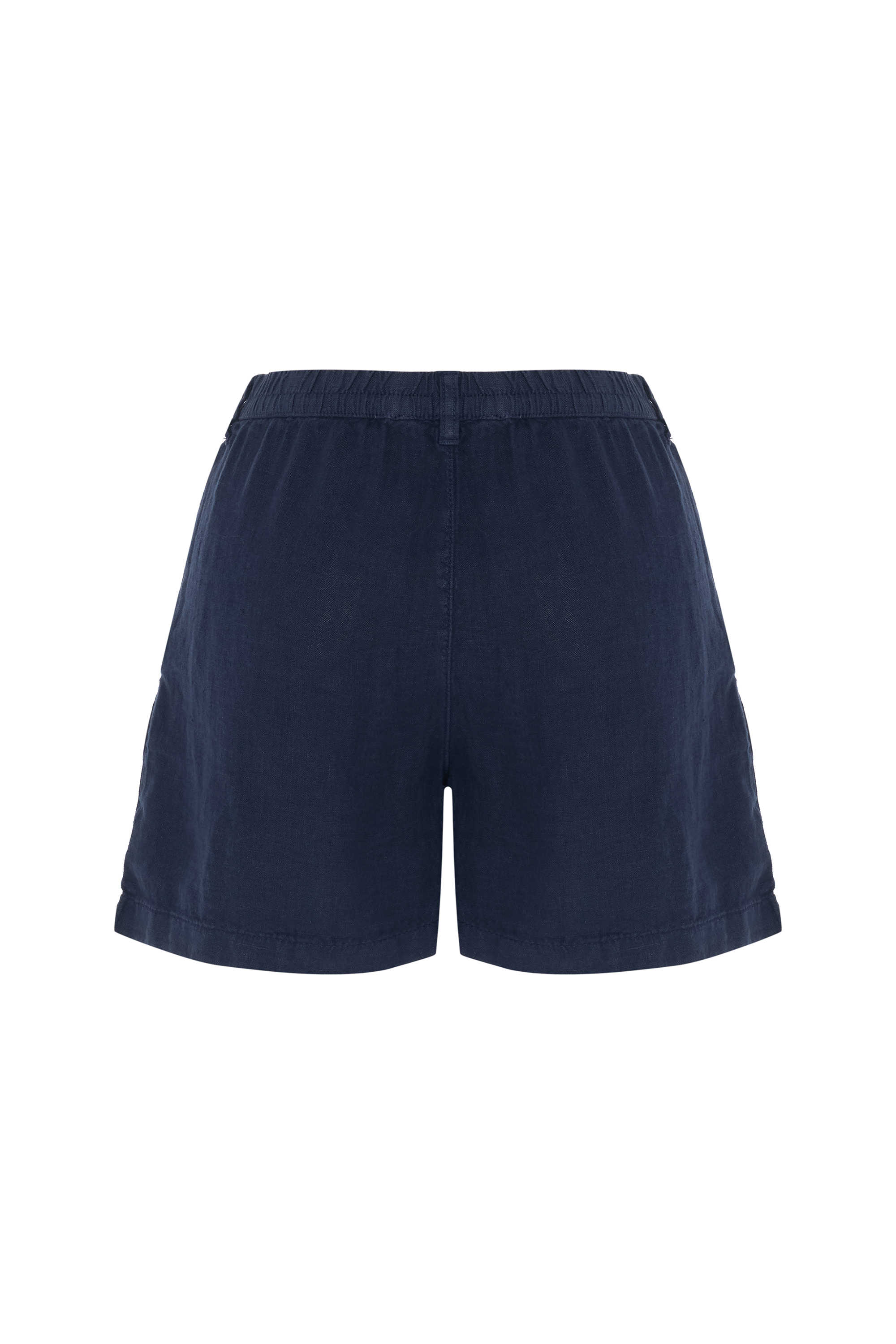 REGULAR FIT KETEN KISA ŞORT