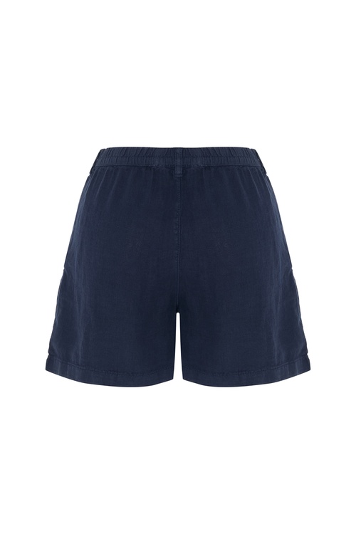  REGULAR FIT KETEN KISA ŞORT