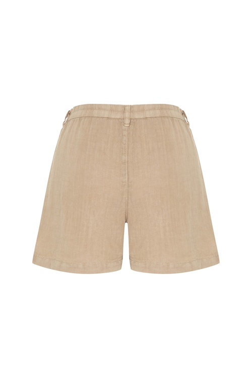  REGULAR FIT KETEN KISA ŞORT