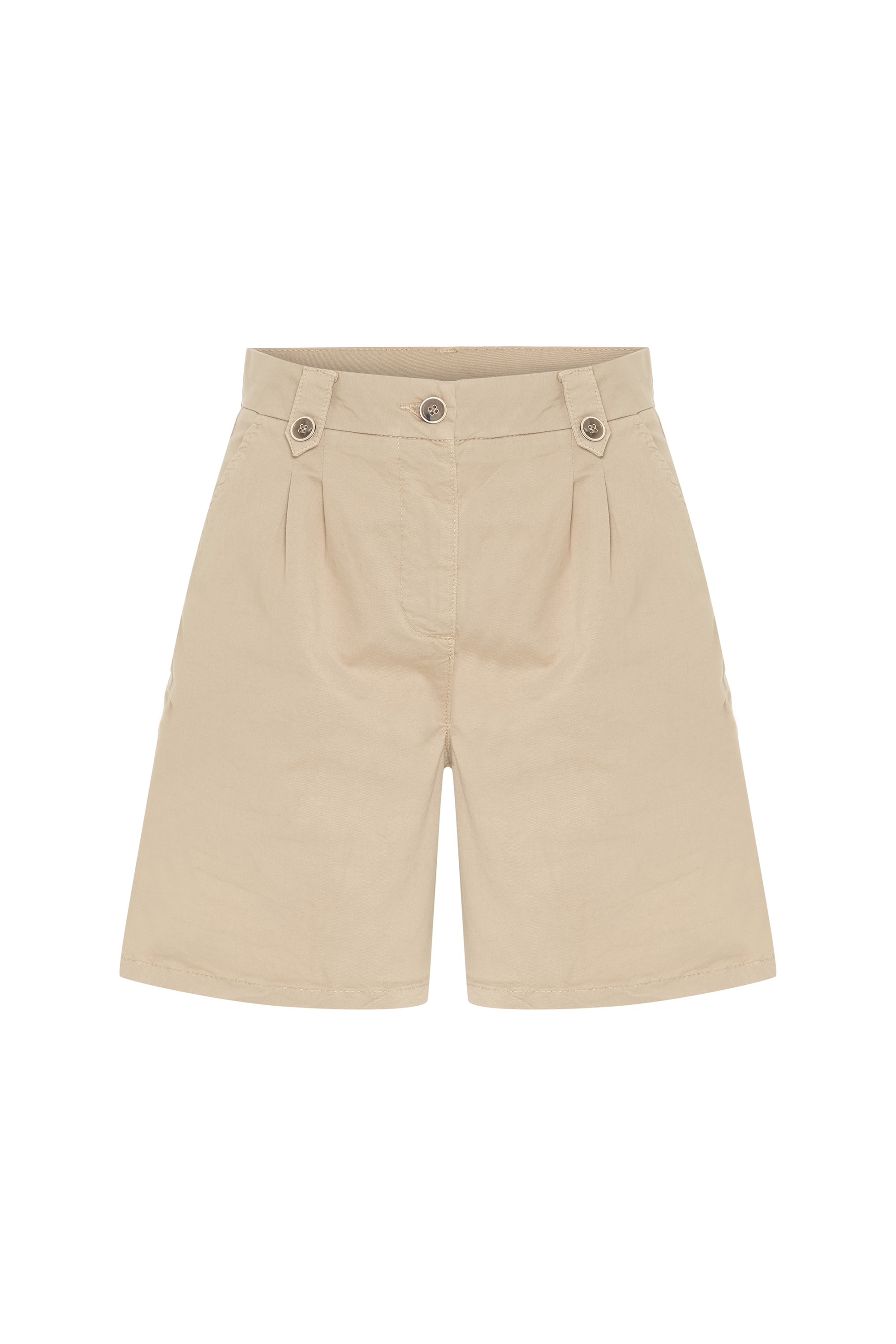 REGULAR FIT DÜĞME DETAYLI CHINO ŞORT