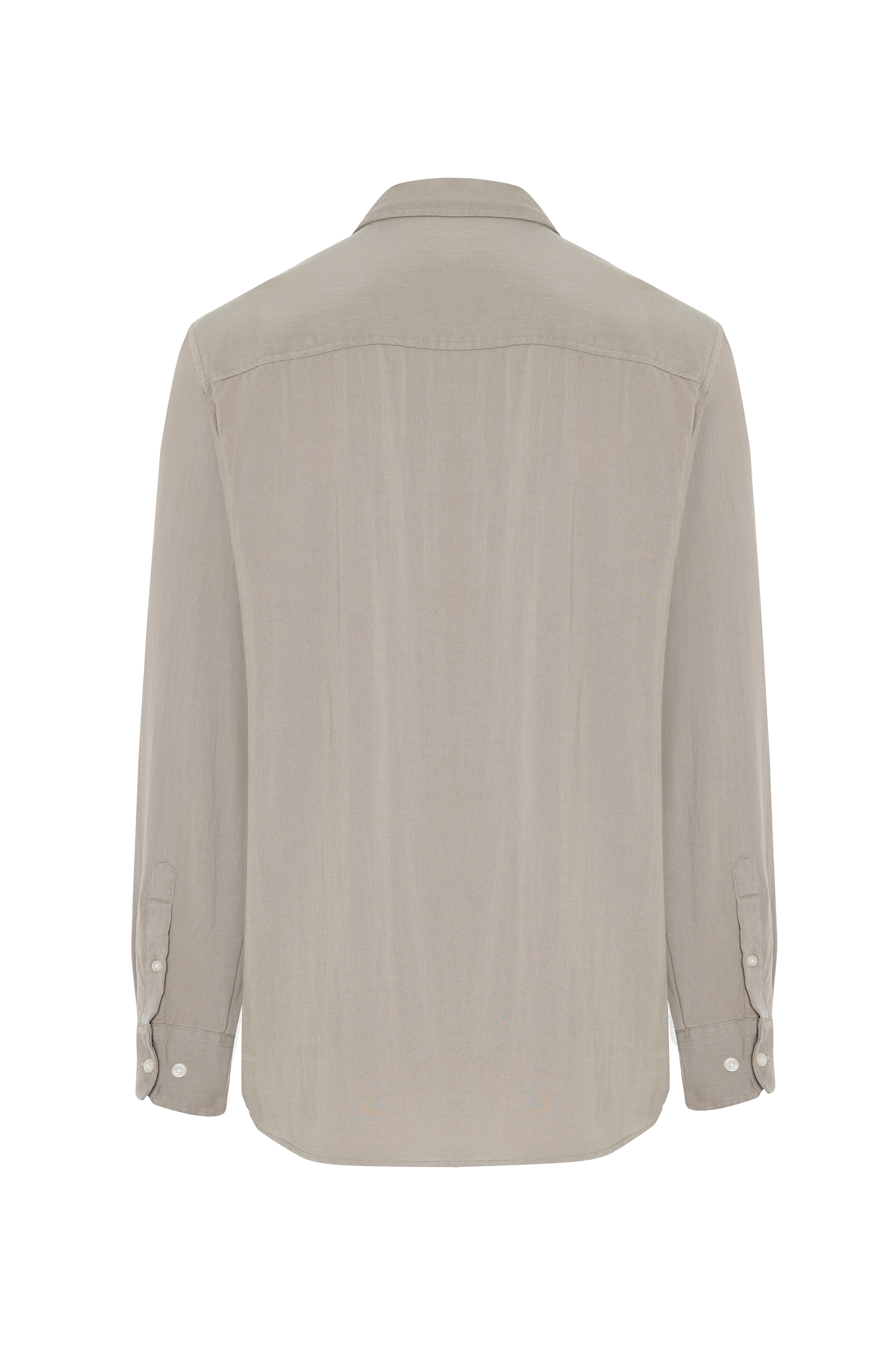 LİYOSEL KARIŞIMLI REGULAR FIT UZUN KOLLU GÖMLEK