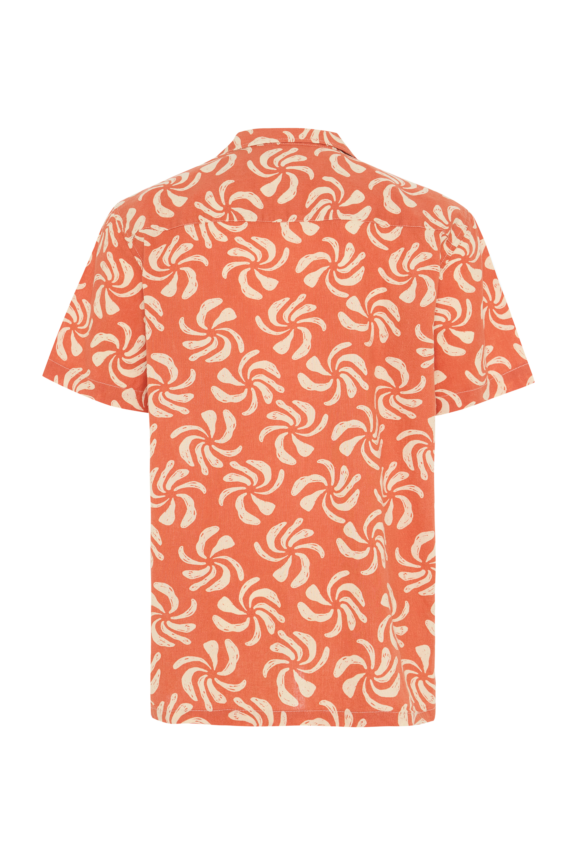 BASKILI RESORT YAKA REGULAR FIT KISA KOLLU GÖMLEK