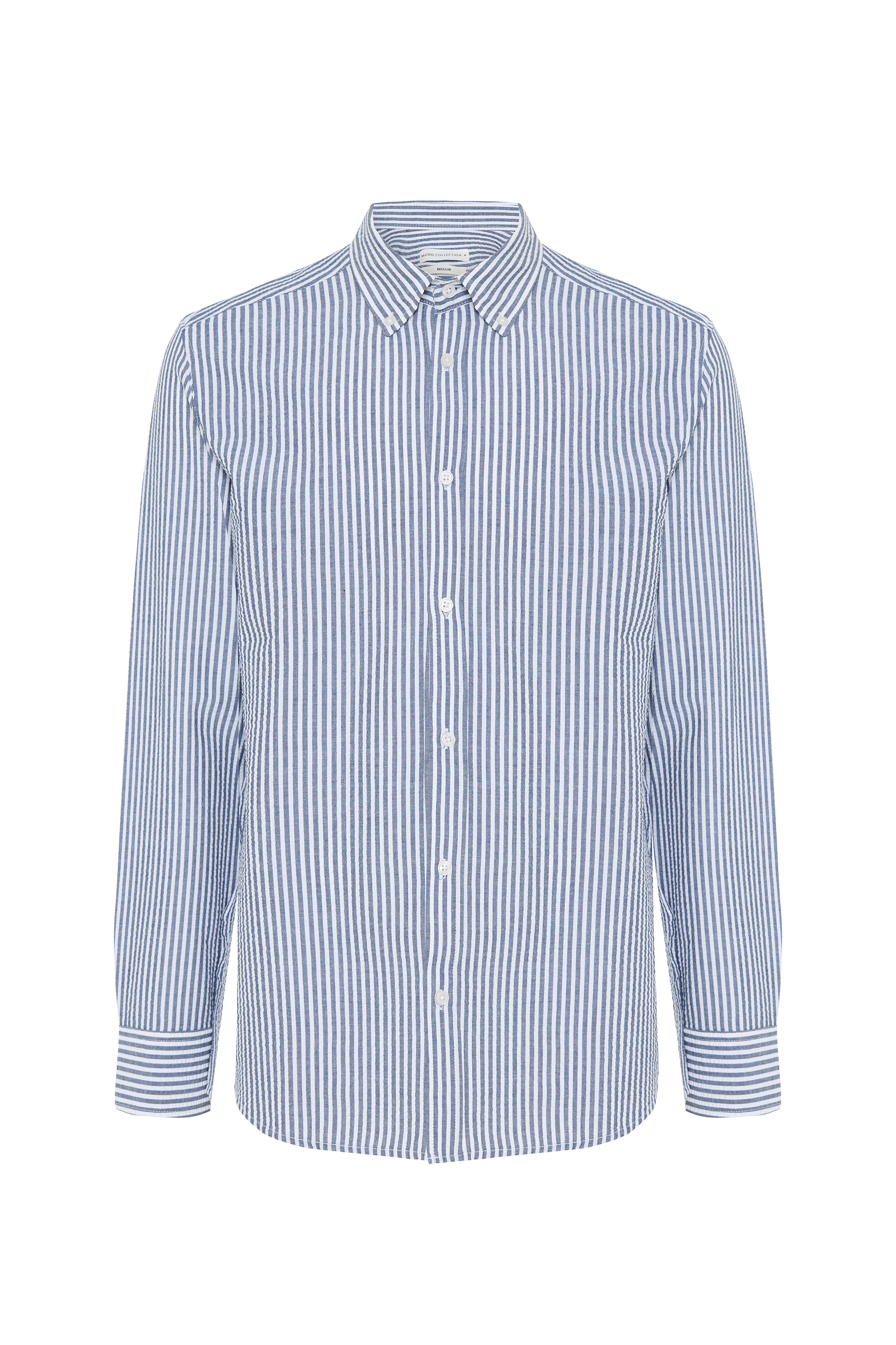 ÇİZGİLİ REGULAR FIT UZUN KOLLU GÖMLEK