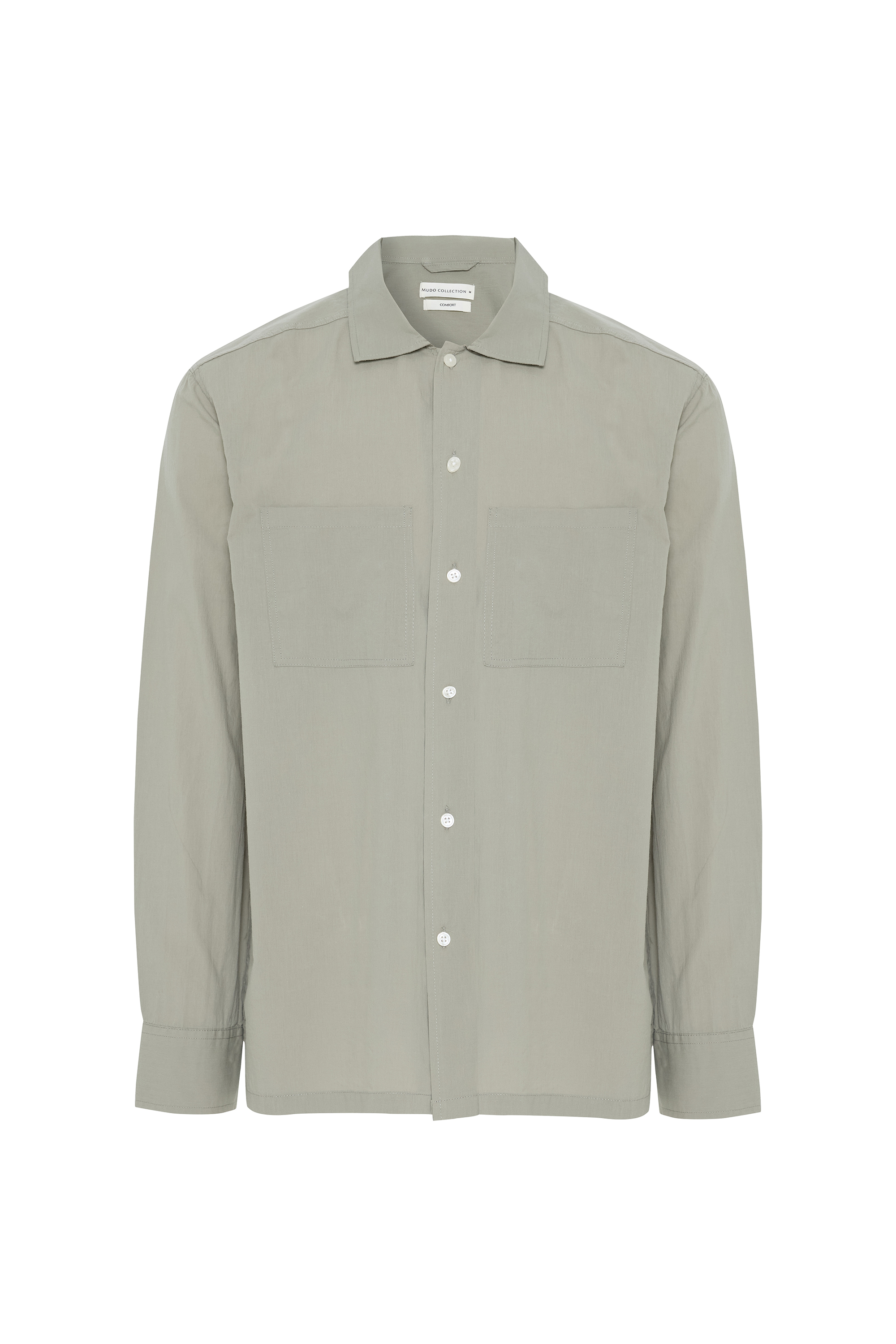 COMFORT FIT ÇİFT CEPLİ UZUN KOLLU GÖMLEK