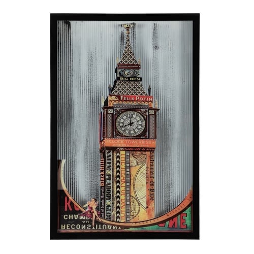TIMELESS TOWER ÇERÇEVELİ CAM TABLO 60X90CM