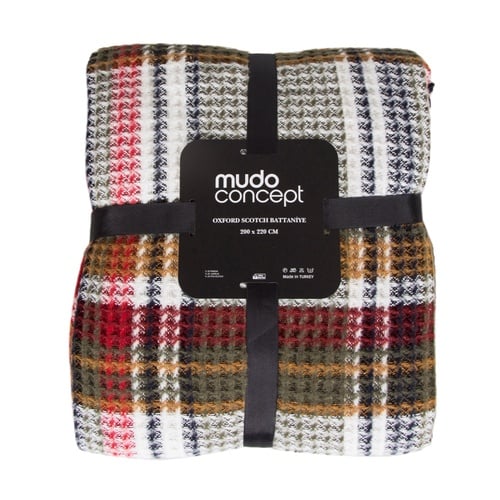  OXFORD KARELİ BATTANİYE ÇİFT KİŞİLİK YEŞİL 200x220