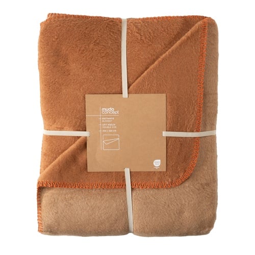  ENNY ÇİFT TARAFLI BATTANİYE BEJ KAHVE 200X220