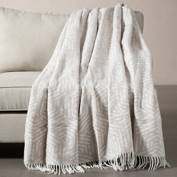 Mudo Home Dora Battaniye Bej 200X220 Renksiz