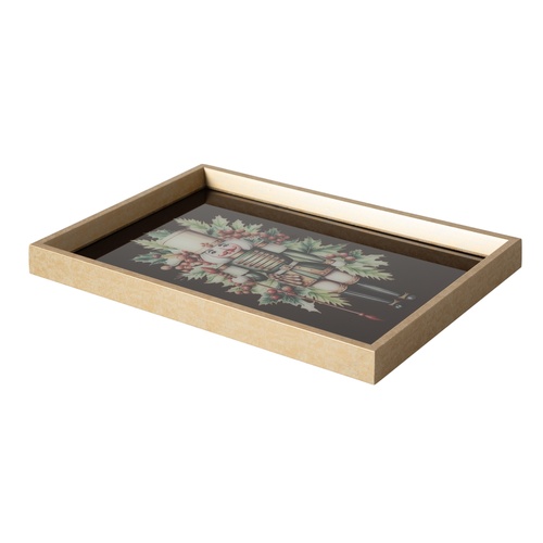  CHRISTMAS FEMALE EDITION DEKORATİF TEPSİ 31X42 CM