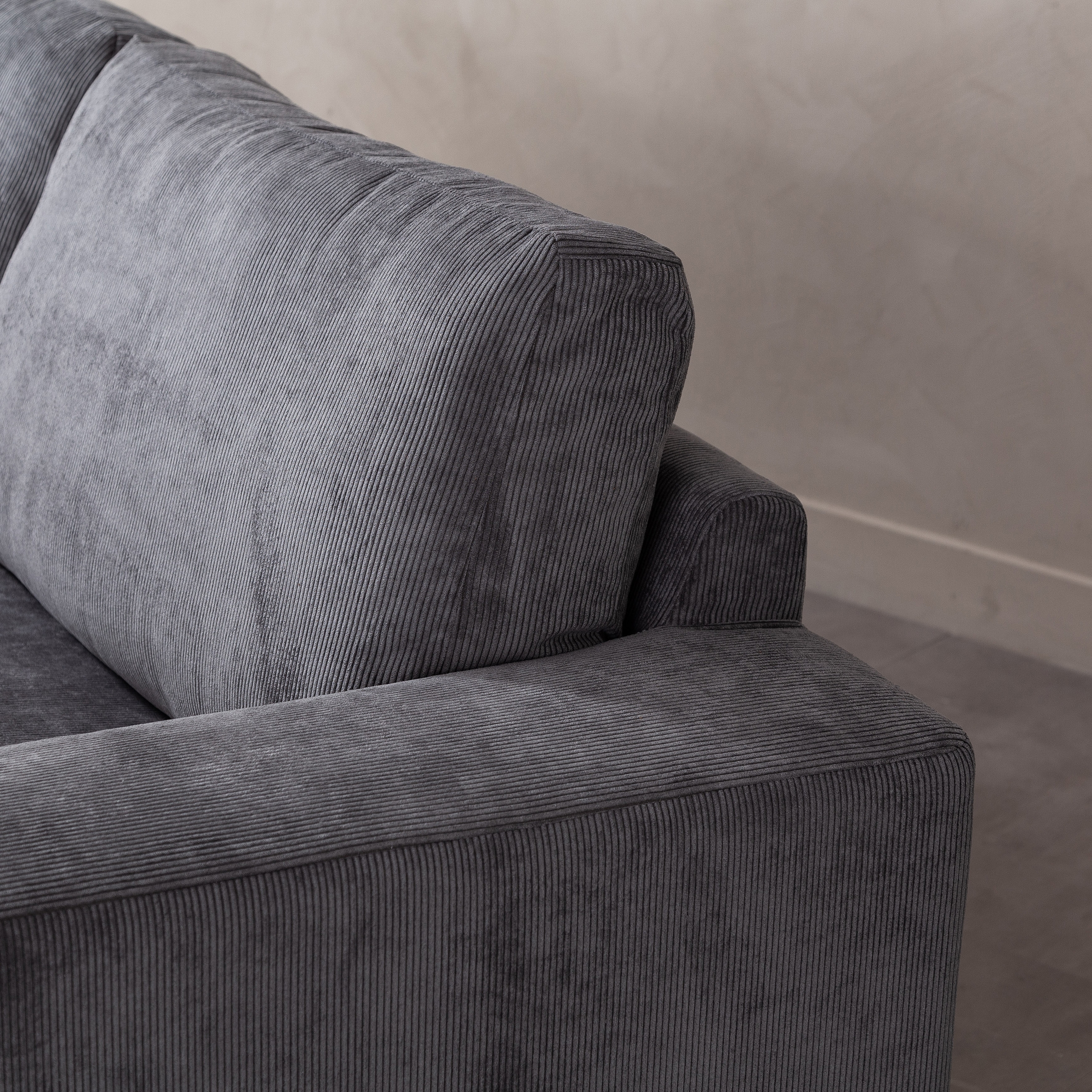 GRANADA ÜÇLÜ KOLTUK KOYU GRİ