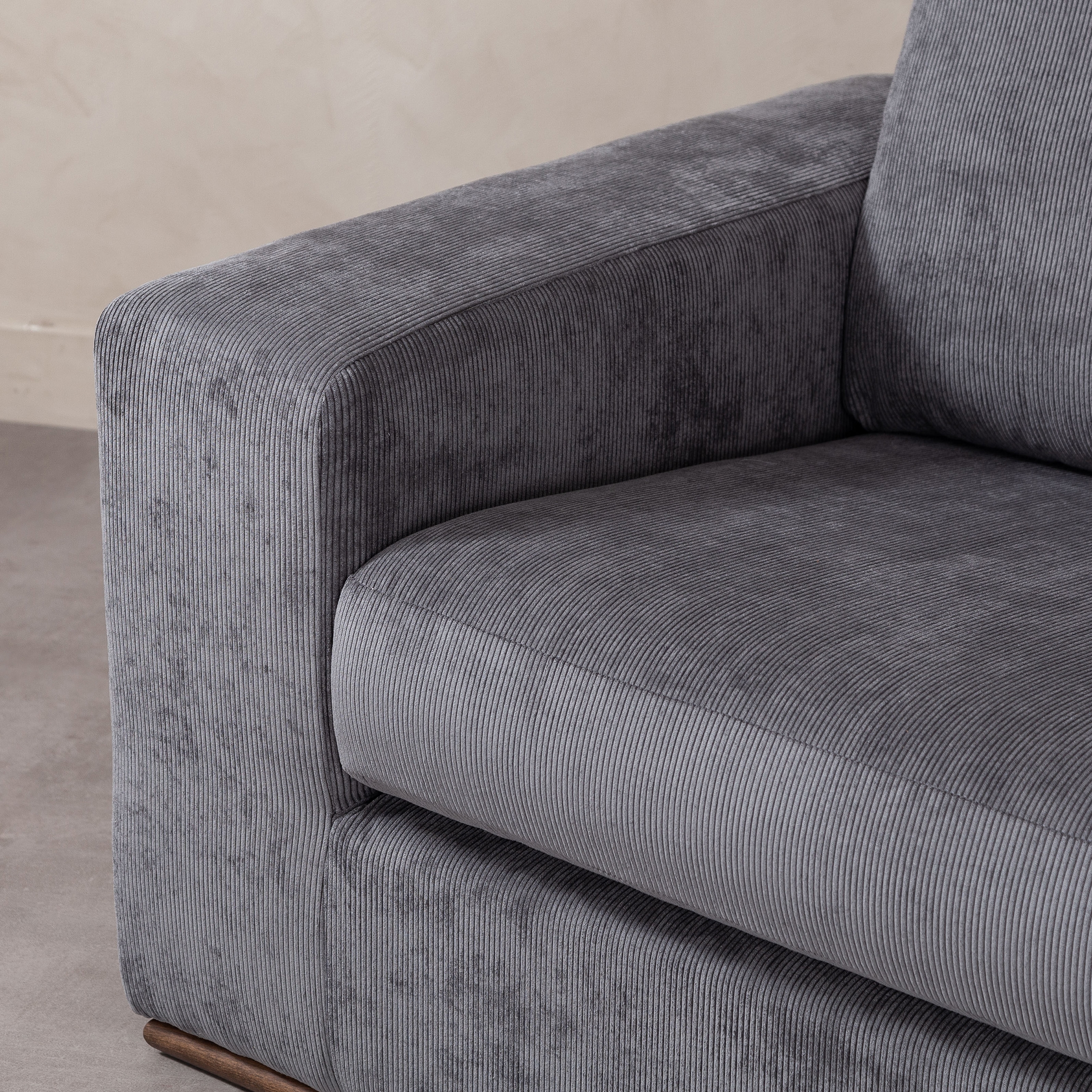 GRANADA ÜÇLÜ KOLTUK KOYU GRİ