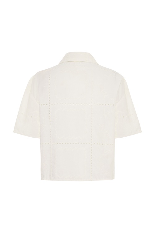  NAKIŞLI KISA KOLLU GÖMLEK