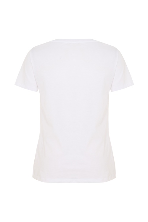  MARİN NAKIŞLI BİSİKLET YAKA T-SHIRT