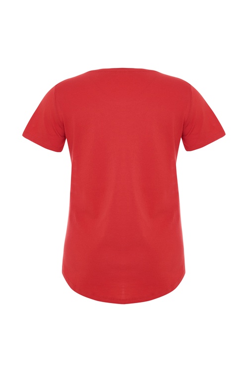  MARİN NAKIŞLI BİSİKLET YAKA T-SHIRT