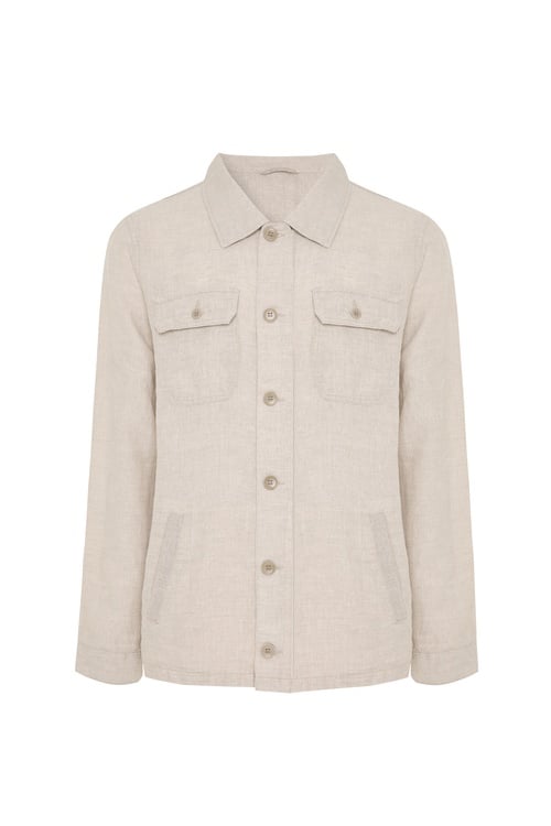  REGULAR FIT KETEN CEKET