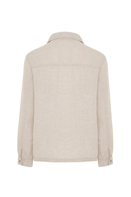  REGULAR FIT KETEN CEKET