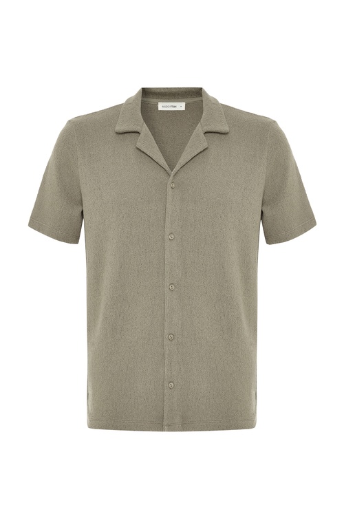  REGULAR FIT KISA KOLLU TRİKO GÖMLEK