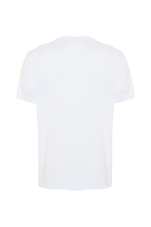  MODAL KARIŞIMLI BİSİKLET YAKA KISA KOLLU TRİKO KAZAK