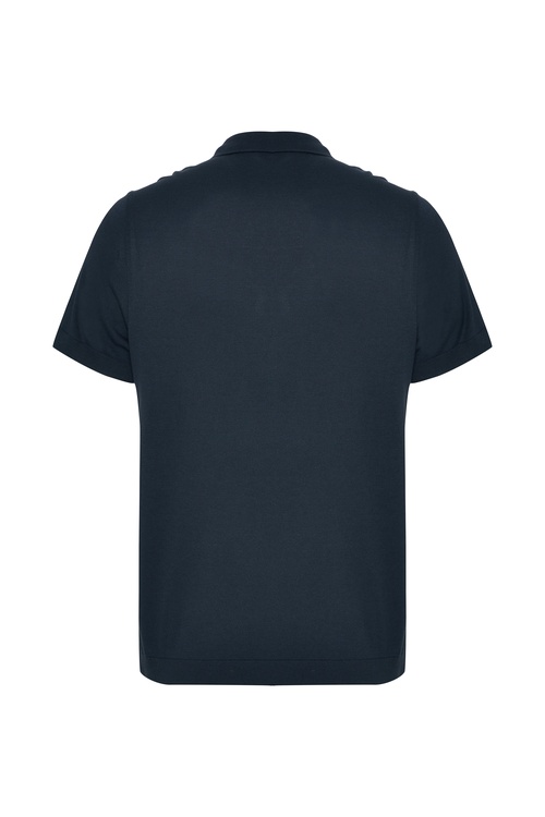  MODAL KARIŞIMLI POLO YAKA KISA KOLLU TRİKO KAZAK