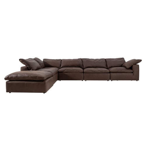  TIFFANY DERİ PUF WINTAGE BROWN