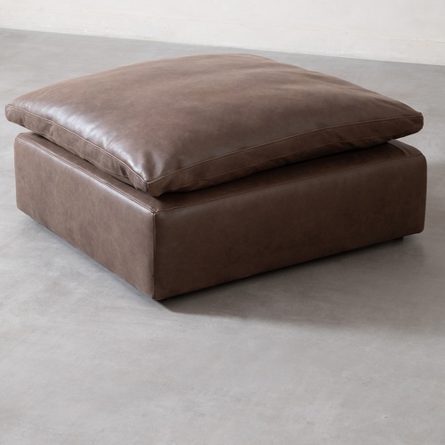  TIFFANY DERİ PUF WINTAGE BROWN