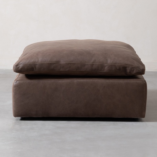  TIFFANY DERİ PUF WINTAGE BROWN