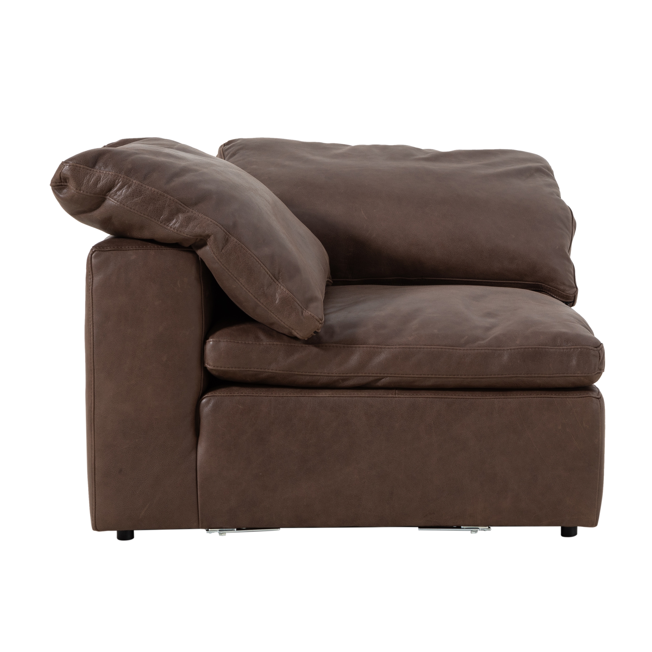 TIFFANY DERİ KÖŞE MODÜL WINTAGE BROWN