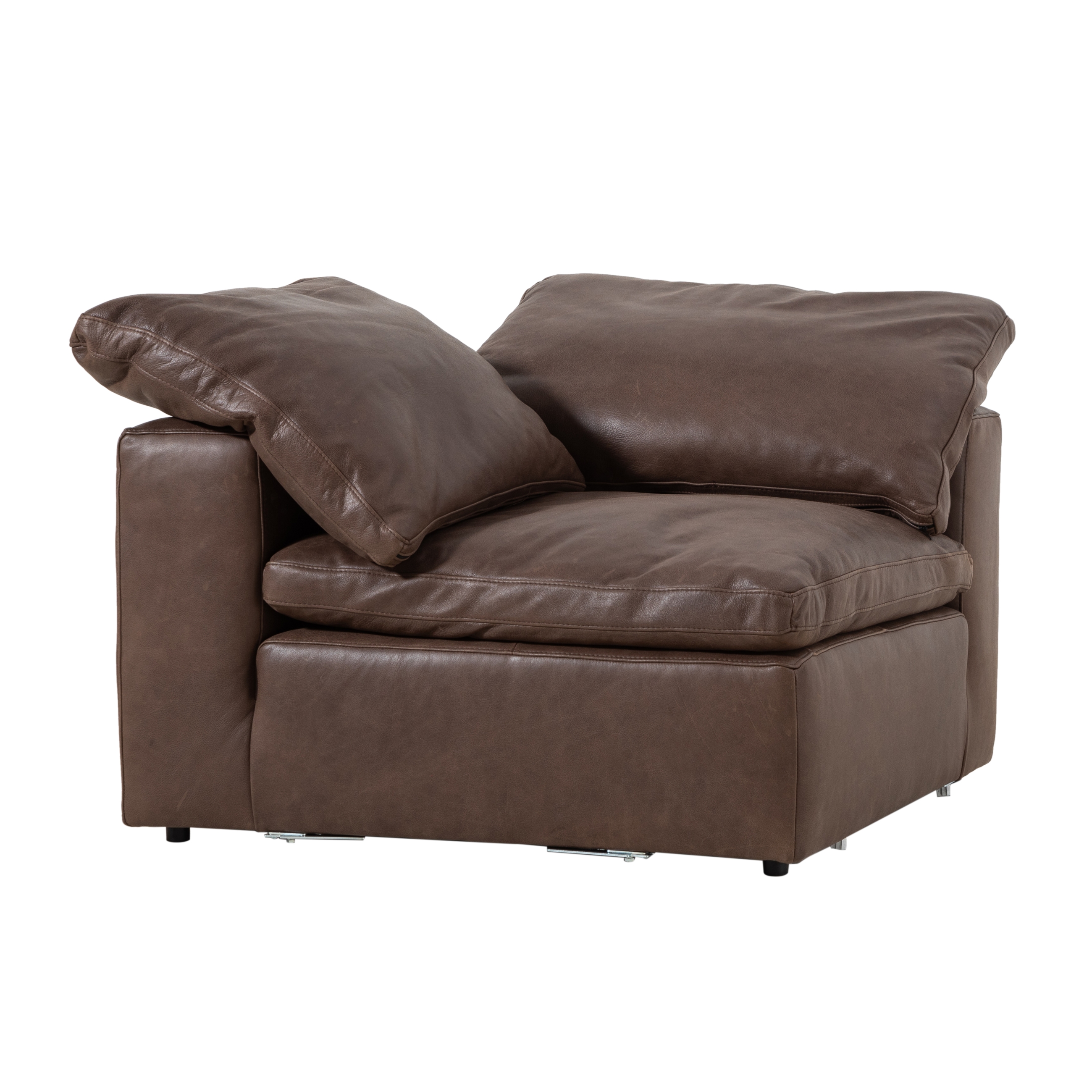 TIFFANY DERİ KÖŞE MODÜL WINTAGE BROWN