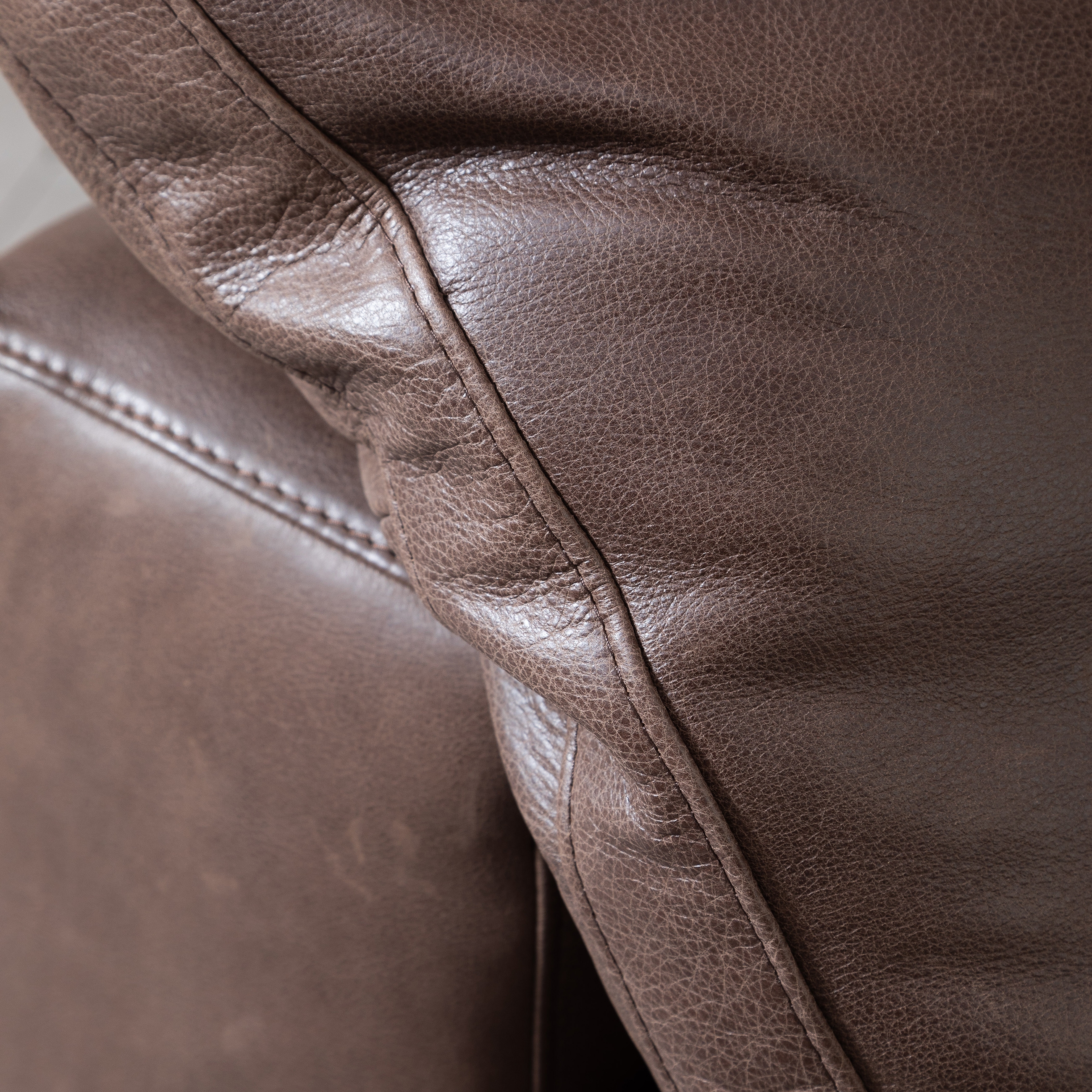 TIFFANY DERİ KÖŞE MODÜL WINTAGE BROWN