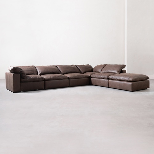  TIFFANY DERİ PUF WINTAGE BROWN